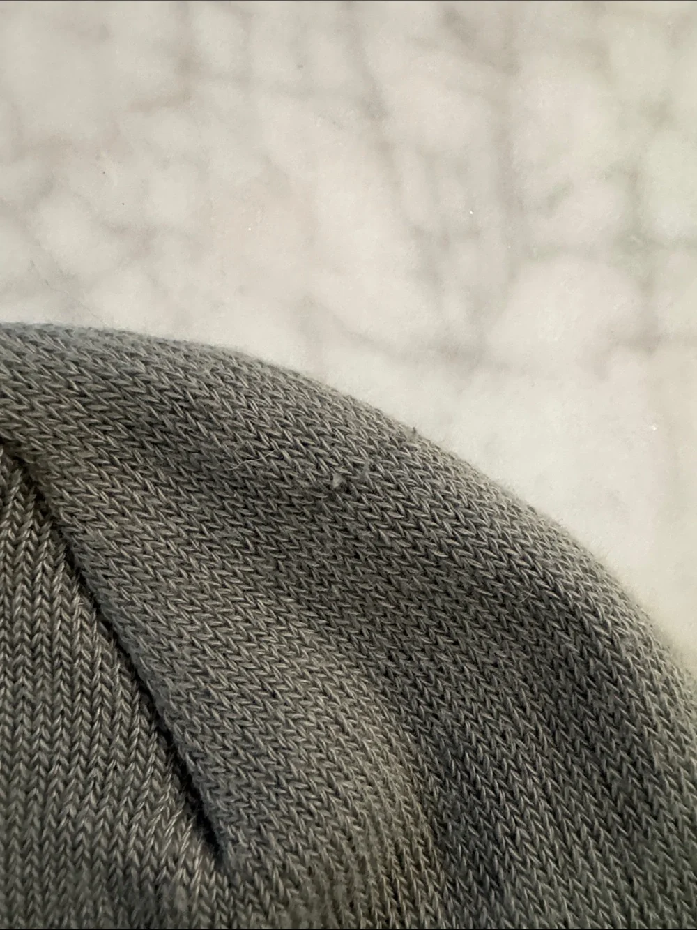The North Face Olive Gray sage green Knit Cuffed Beanie OS